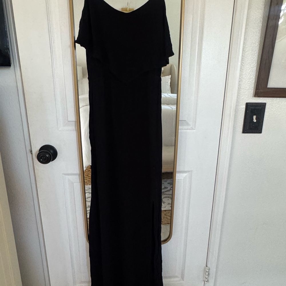 Elegant Black maxi  Dress